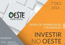 SESSÃO DE SENSIBILIZAÇÃO E INFORMAÇÃO – INVESTIR NO OESTE
