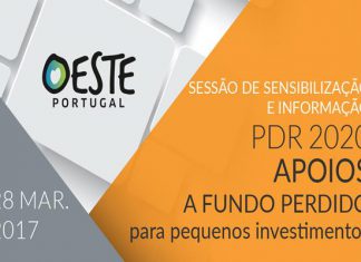 SESSÃO DE SENSIBILIZAÇÃO E INFORMAÇÃO – PDR 2020 APOIOS A FUNDO PERDIDO PARA PEQUENOS INVESTIMENTOS