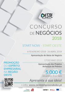 CONCURSO DE NEGÓCIOS – OESTE PORTUGAL 2018