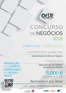 CONCURSO DE NEGÓCIOS – OESTE PORTUGAL 2018